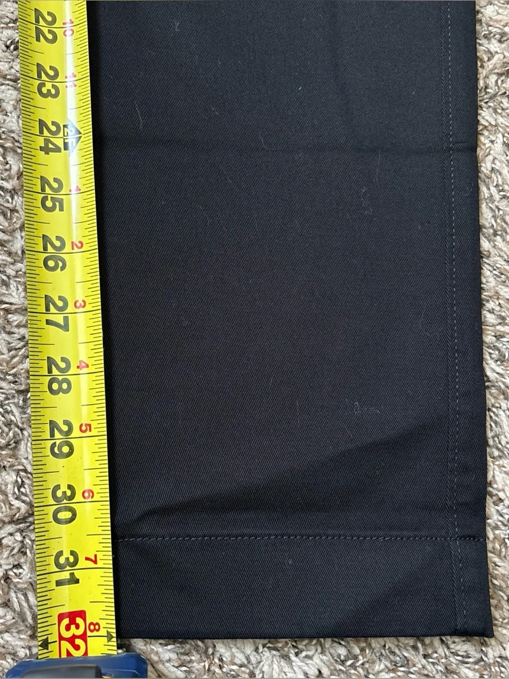 J. Crew Flex Men's Slim Fit Black Chino Pants, 31x32, NWT